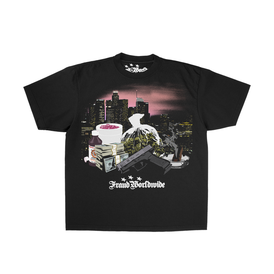 crime pays tee