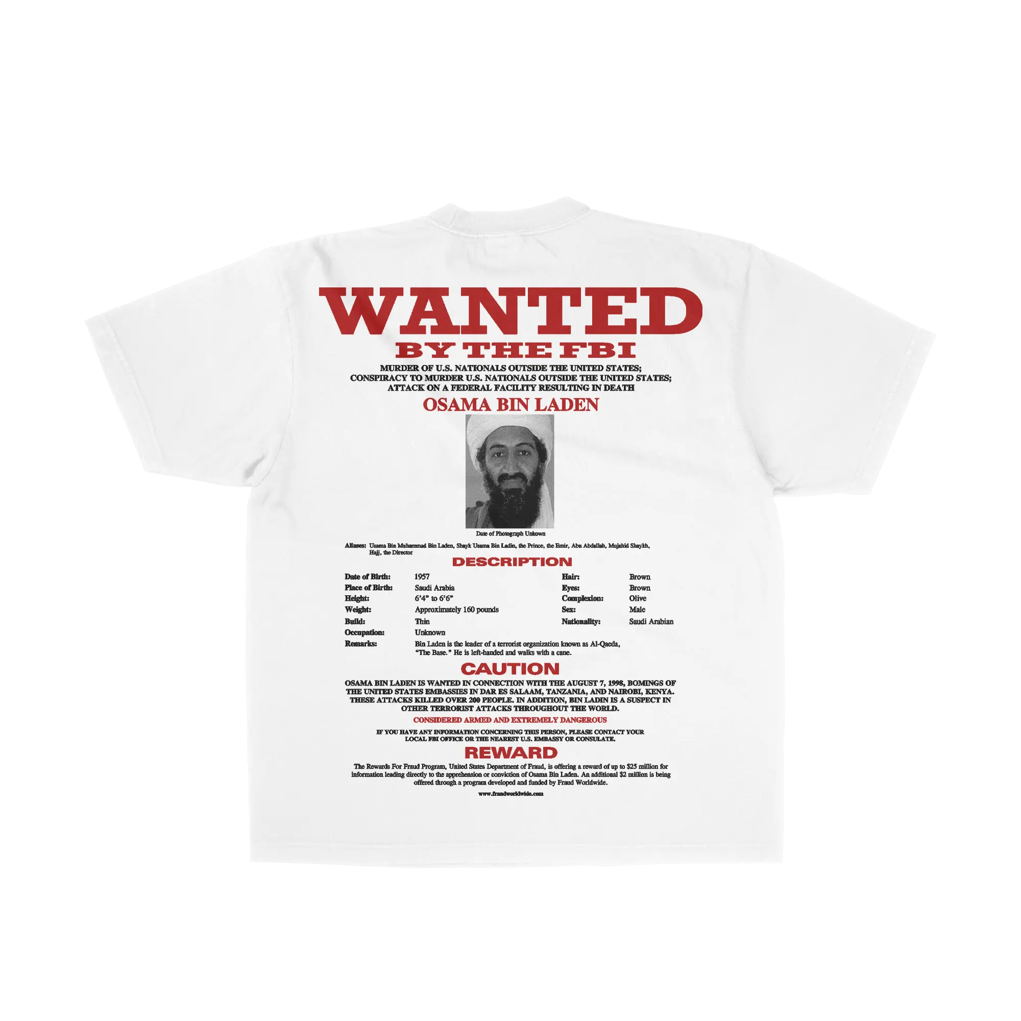 osama tee (OG!) image 2