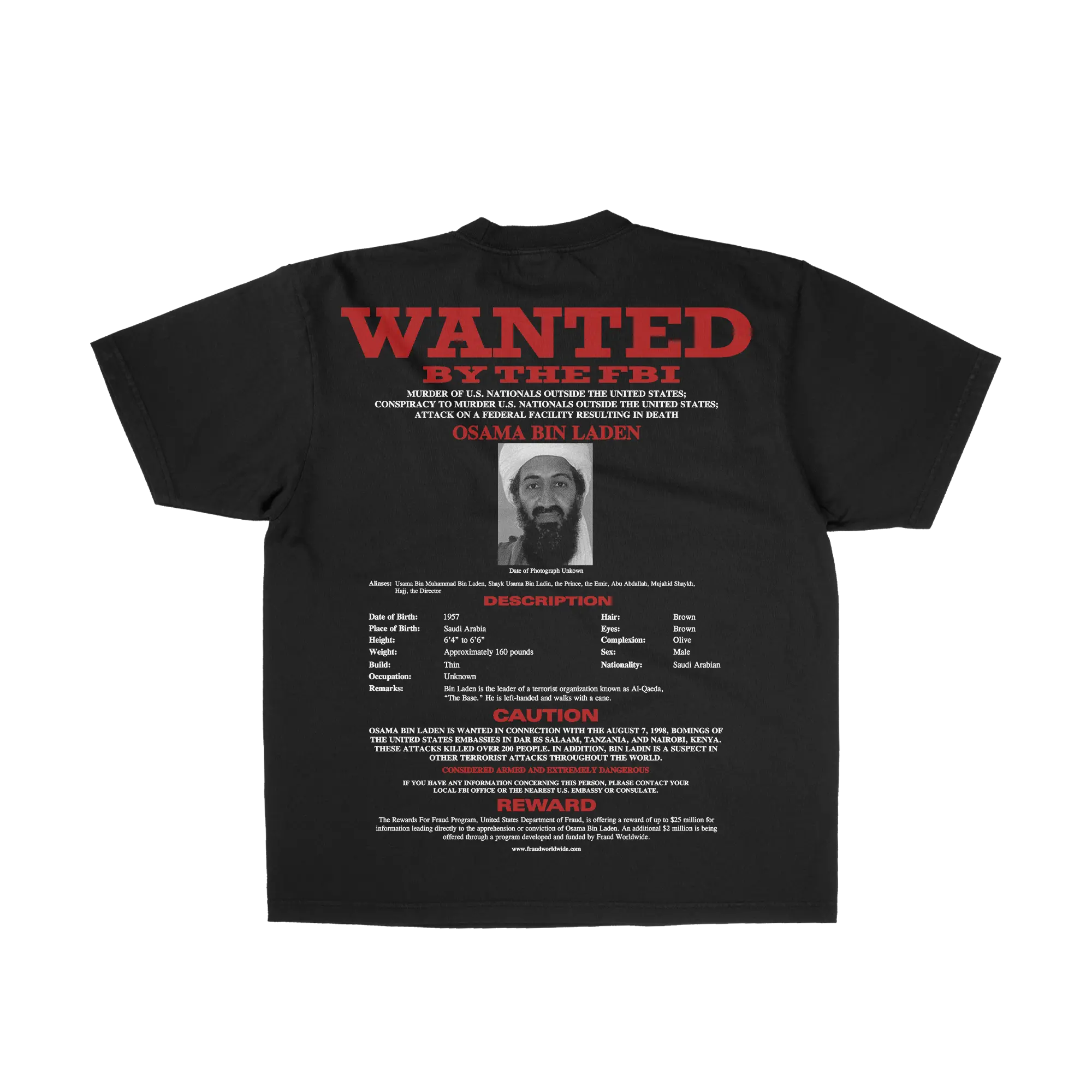 osama tee (OG!) image 0