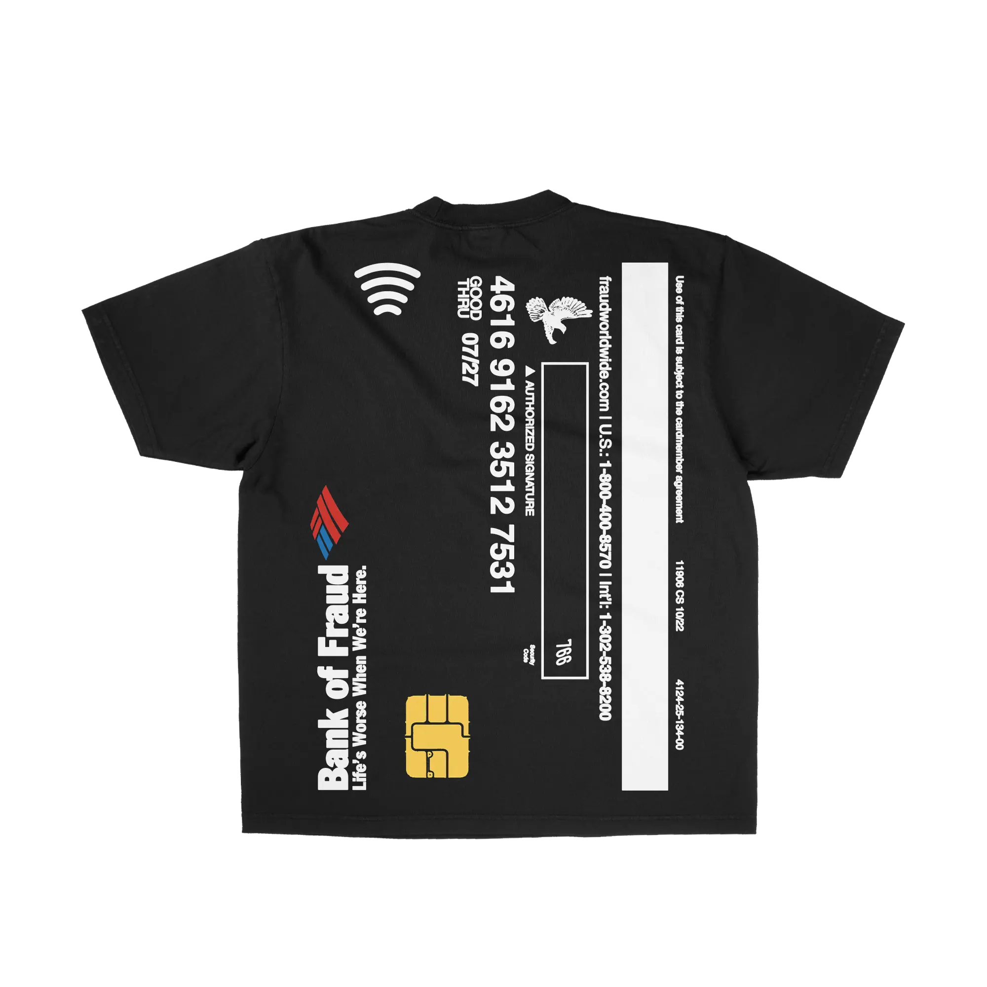 credit card tee