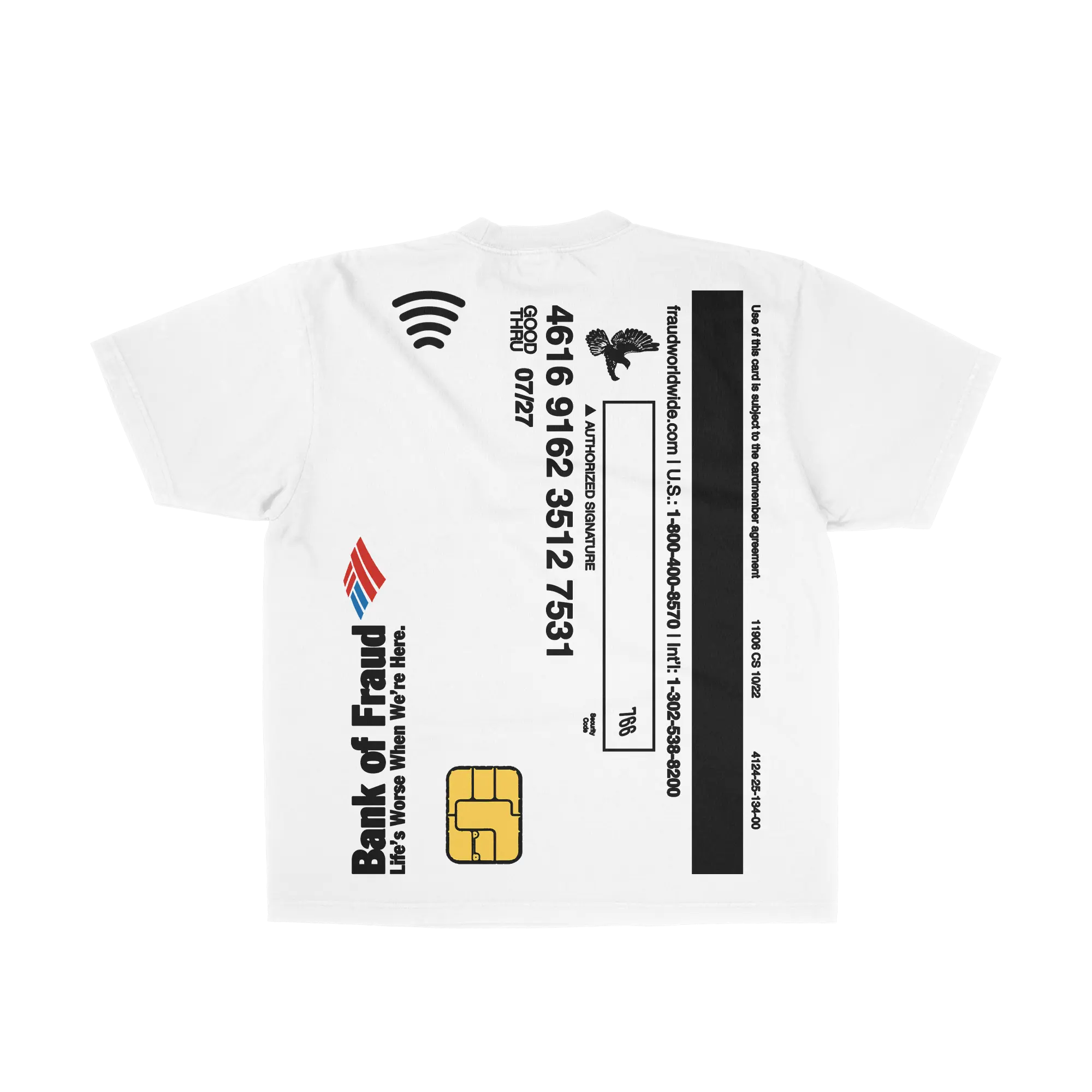 credit card tee