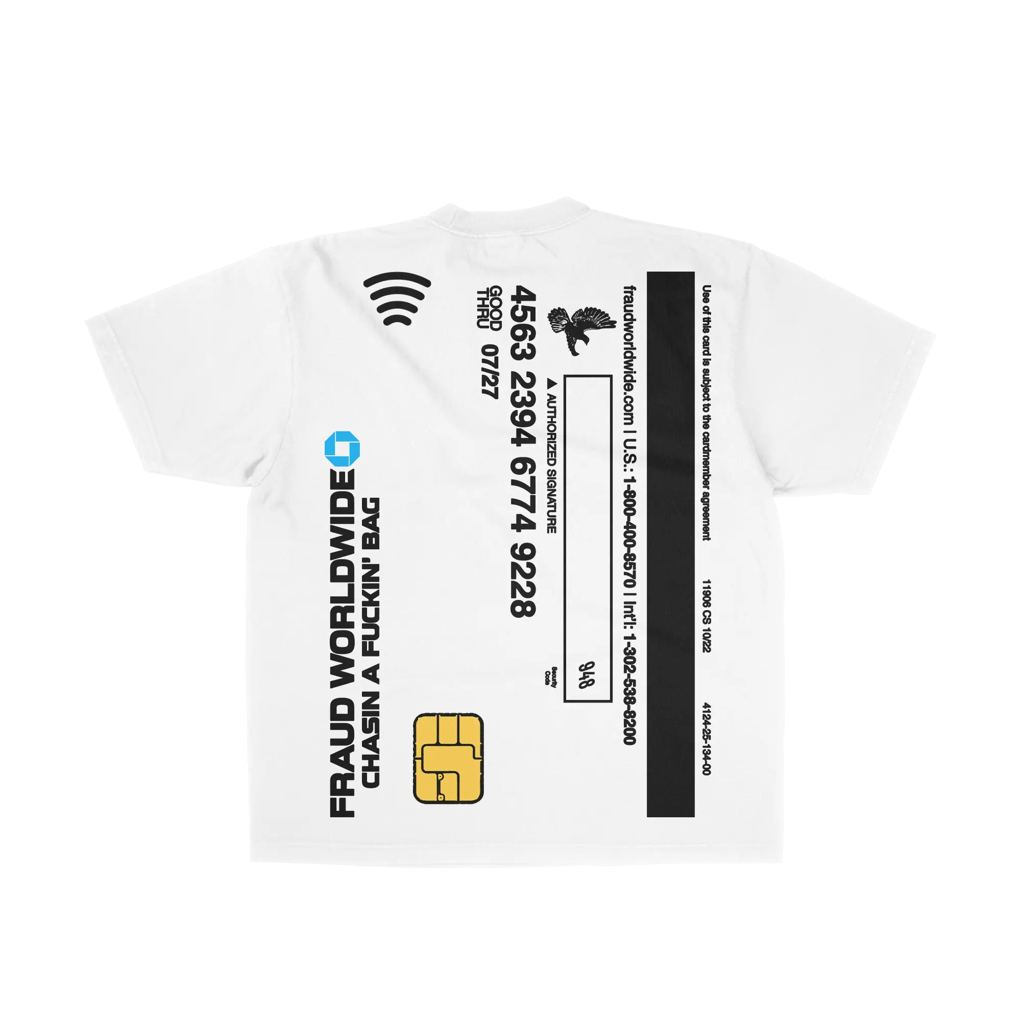 credit card tee