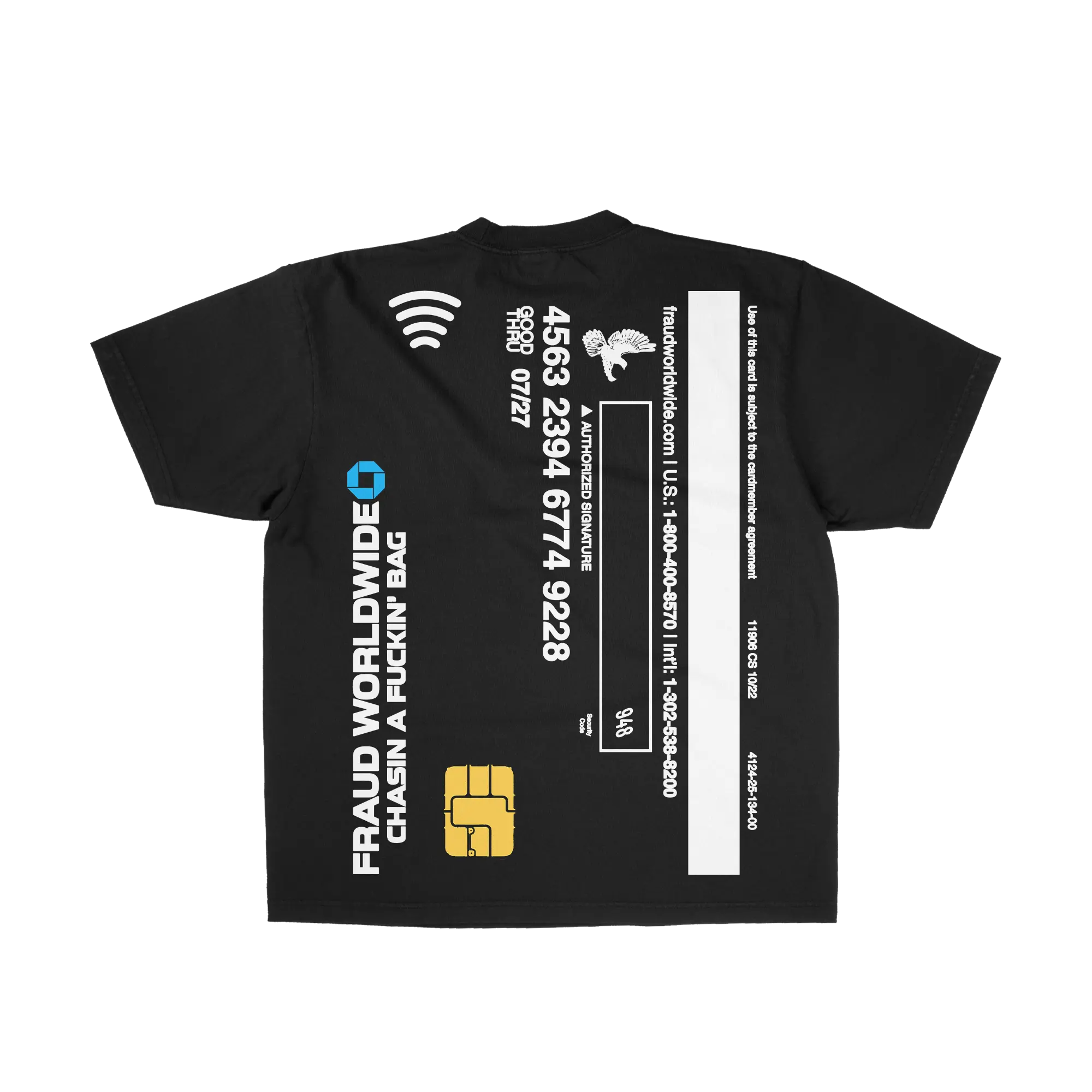 credit card tee