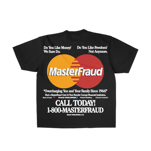 masterfraud tee, back